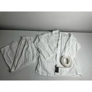 ProForce Martial Arts Taekwondo Karate Uniform Youth Size 1 Belt Cotton *Notes